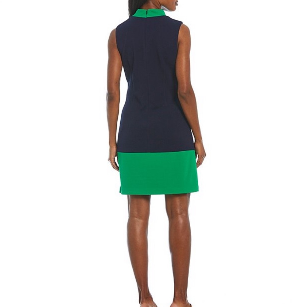 Jessica Howard Colorblock Sleeveless Shift Dress. - Picture 2 of 12